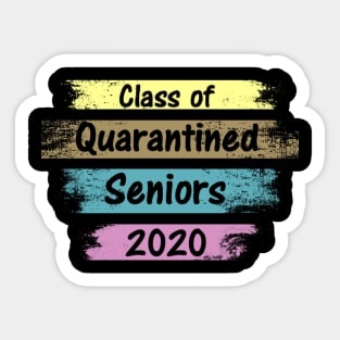 Seniors The One Where They Were Quarantined 2020 Quarantine T-Shirt T-Shirt Sticker